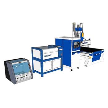 激光切割机数控机床机械SU模型 SU模型下载