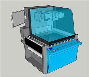 [机械]激光切割机 草图大师模型库下载