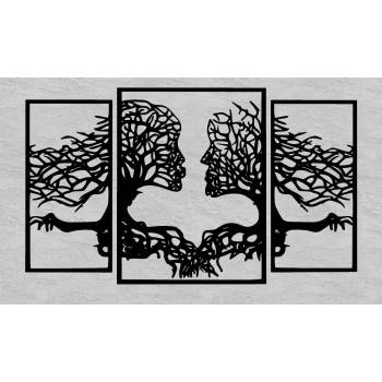 三联画视错觉艺术装饰画装饰SU模型 SU模型下载