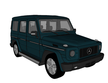 [交通]奔驰大G越野车汽车 SU模型库