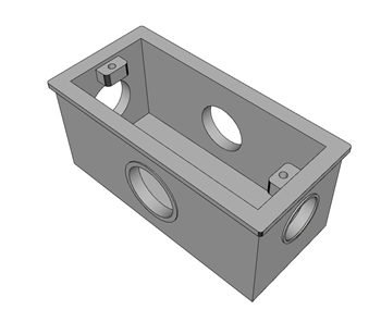 [其他]电气接线盒 端子盒 草图大师模型