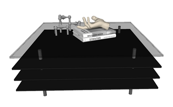 [桌子]包豪斯极简风茶几 SU下载 SketchUp模型截图 3D设计素材预览