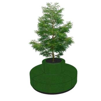 一体化景观座椅景观SU模型 SU模型下载