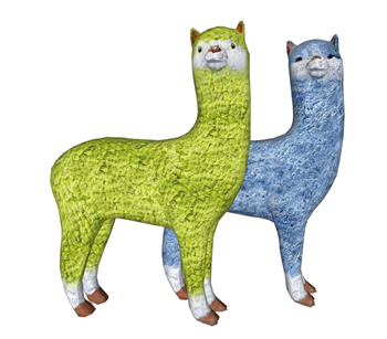 [动物]可爱的羊驼动物 SU模型免费库