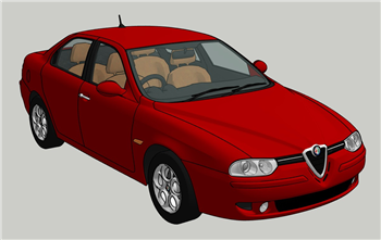 [交通]意大利阿尔法罗密欧汽车 SketchUp模型