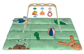 [装饰]婴儿早教玩具垫 免费SketchUp模型