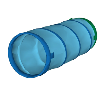 [装饰]早教玩具儿童爬行隧道 免费SketchUp模型