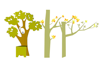 [装饰]儿童装饰树卡通树 SU模型