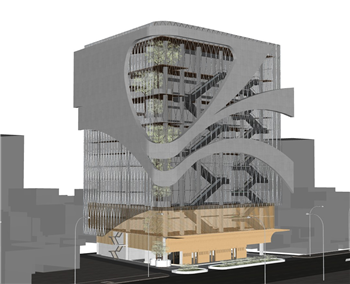 [建筑]未来主义建筑SU模型