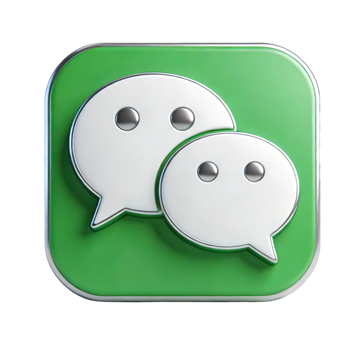 矢量图:微信logo图标C4D元素