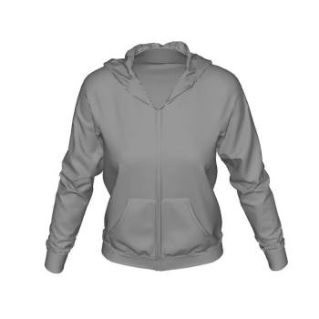 连帽拉链卫衣服饰SU模型 - SU模型免费下载_sketchup模型