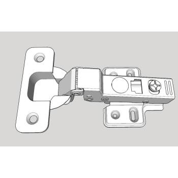 五金阻尼铰链合页 SU模型下载