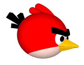 愤怒的小鸟 SU模型下载