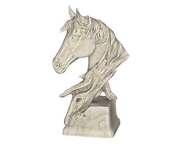 艺术马头雕塑摆件雕塑SU模型 SU模型下载