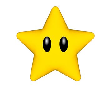 超级马里奥星星游戏道具 SU模型下载