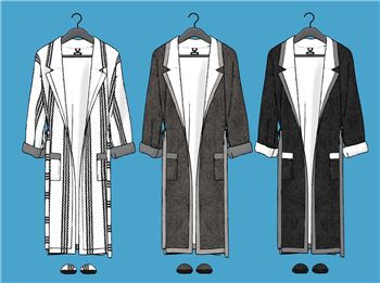 家居浴袍拖鞋套装服饰SU模型 - SU模型免费下载_sketchup模型