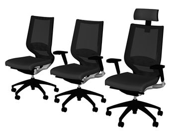 现代办公椅旋转椅子椅子SU模型 SU模型下载