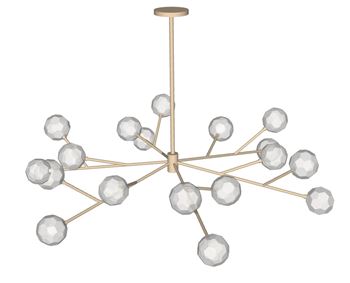 分子灯水晶枝形吊灯灯具SU模型 SU模型下载