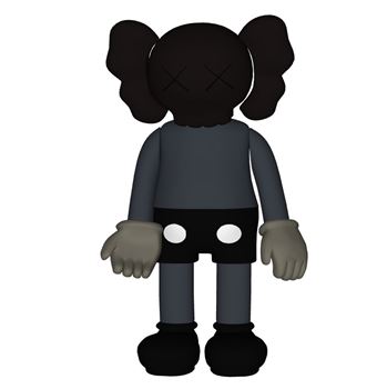 潮玩KAWS公仔大象人装饰SU模型 - SU模型免费下载_sketchup模型