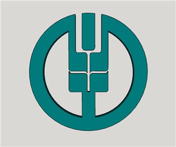 银行农行标志SU模型 SU模型下载