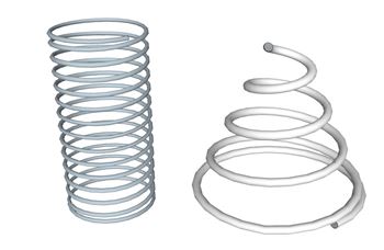 弹簧SketchUp模型装饰SU模型 - SU模型免费下载_sketchup模型