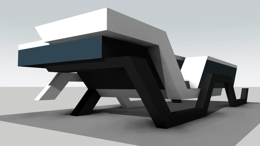 疯狂的住宅建筑模型建筑SU模型 SU模型下载