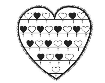 心形爱心挂钩墙饰SU模型 - SU模型免费下载_sketchup模型