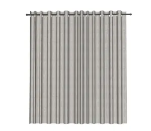 现代简约灰色窗帘SU模型 SU模型下载