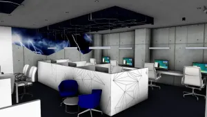 企业公司办公空间SU模型 SU模型下载