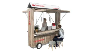 移动金融服务亭SU模型 - SU模型免费下载_sketchup模型