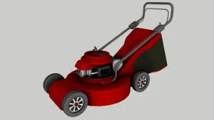 手推式草坪割草机SU模型 SU模型下载