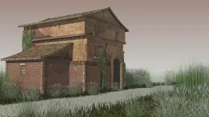 老旧的越南民房SU模型 SU模型下载