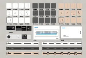 全屋开关面板与电箱组件SU模型 SU模型下载