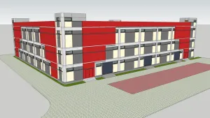 罐头工厂大楼SU模型 - SU模型免费下载_sketchup模型