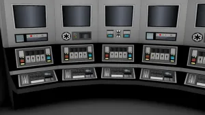 宇宙飞船船舱控制室SU模型 SU模型下载