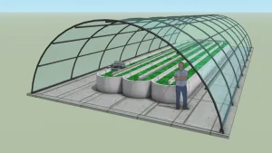 藻类养殖温室大棚SU模型 SU模型下载