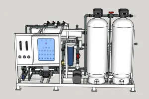 工厂化污水处理机械设备组SU模型 SU模型下载