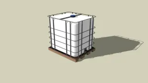 化工吨桶水箱SU模型 SU模型下载