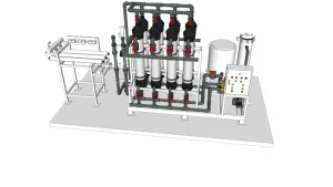 超滤水处理机组SU模型 SU模型下载
