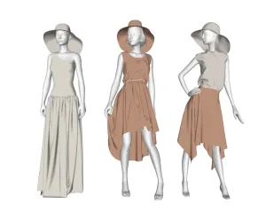 服装店的假人衣服模特SU模型 - SU模型免费下载_sketchup模型
