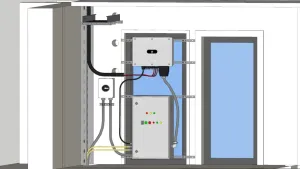 光伏储能配电系统带逆变器SU模型 SU模型下载