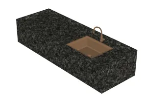 黑色洗手台SU模型 SU模型下载