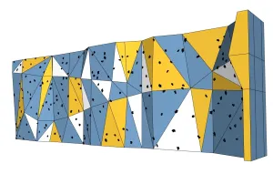 几何拼接攀岩墙SU模型 - SU模型免费下载_sketchup模型