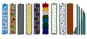 多功能攀岩柱与训练模块组合SU模型 - SU模型免费下载_sketchup模型