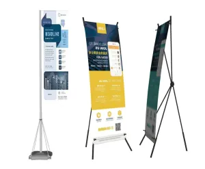 X展架与易拉宝组合SU模型 - SU模型免费下载_sketchup模型