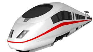 高铁列车火车SU模型 SU模型下载