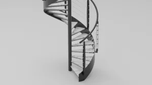 现代螺旋楼梯SU模型 - SU模型免费下载_sketchup模型