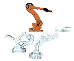 工业机械臂组合SU模型 SU模型下载