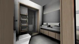 现代简约卫浴(浴卫)SU模型 SU模型下载