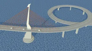 跨海大桥（桥梁）SU模型 SU模型下载